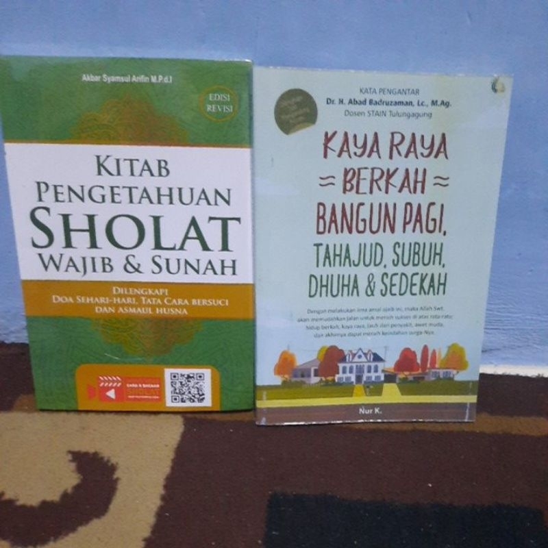 Jual Paket Buku Kitab Pengetahuan Sholat Wajib Sunah Kaya Raya