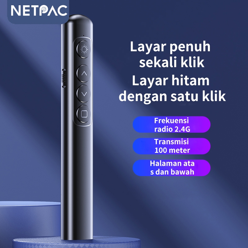 Jual Netpac S Wireless Laser Pointer Presentasi Remote Control Laser