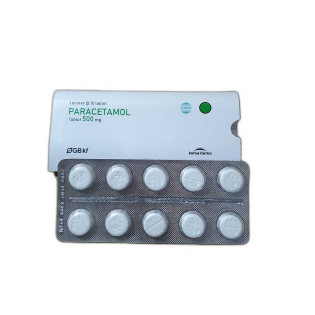 Jual Paracetamol 500 Mg Strip 10 Tablet Kimia Farma Shopee Indonesia