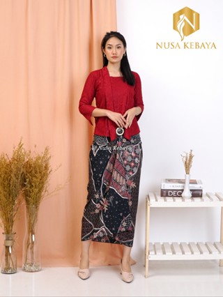 Jual Nusa Kebaya Setelan Kebaya Kutubaru Brukat Stelan Kebaya Brukat