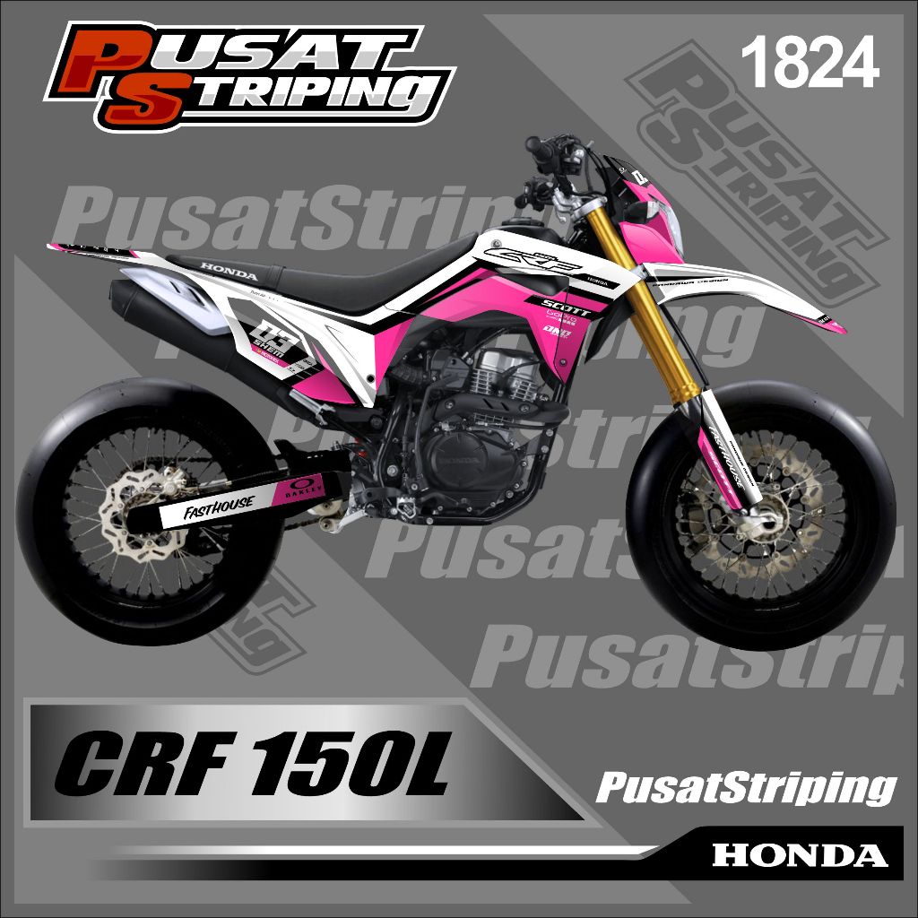 Jual Cetak Decal Motor CRF 150L Fullbody Decal Kekinian Bisa COD