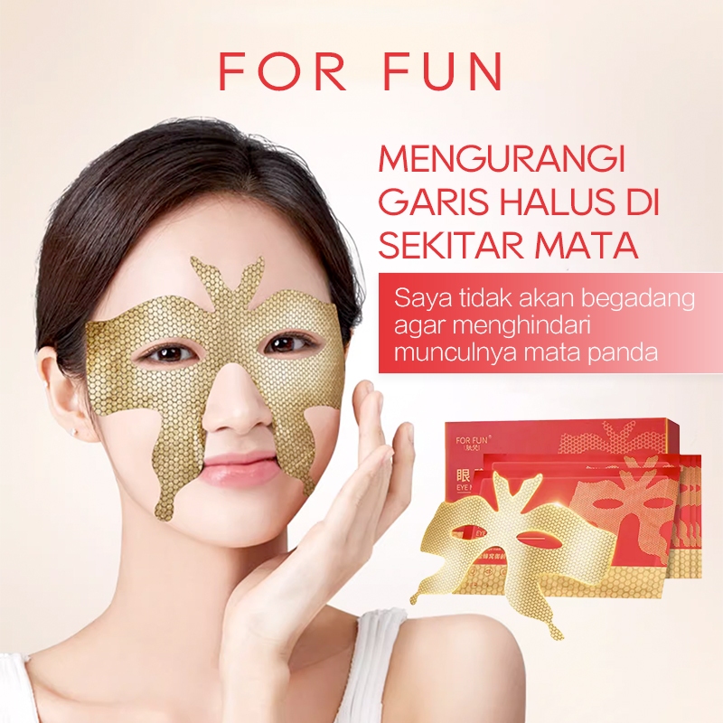 Jual PROMO FORFUN Masker Mata Collagen Eye Mask 24k Gold Masker