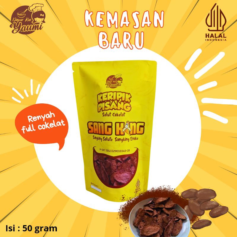 Jual Sang King Keripik Pisang Salut Cokelat Shopee Indonesia