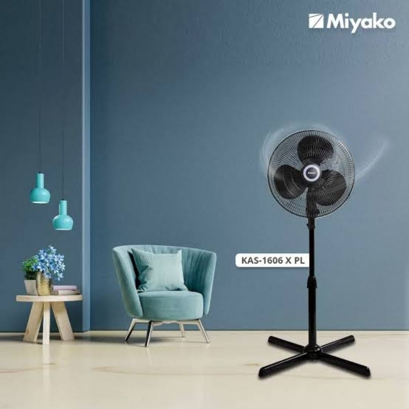 Jual Miyako Kas X Pl Kipas Angin Stand Fan Jaring Plastik