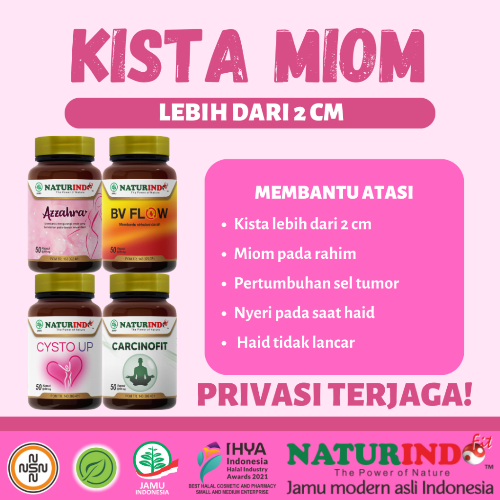 Jual Obat Herbal Kista Miom Di Rahim 2cm Lebih Kista Coklat Ovarium