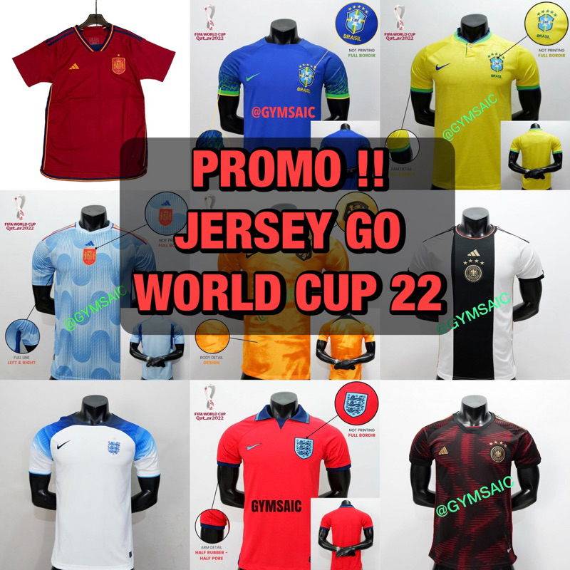 Jual Promo Jersey Grade Ori Piala Dunia World Cup Baju Bola Pildun