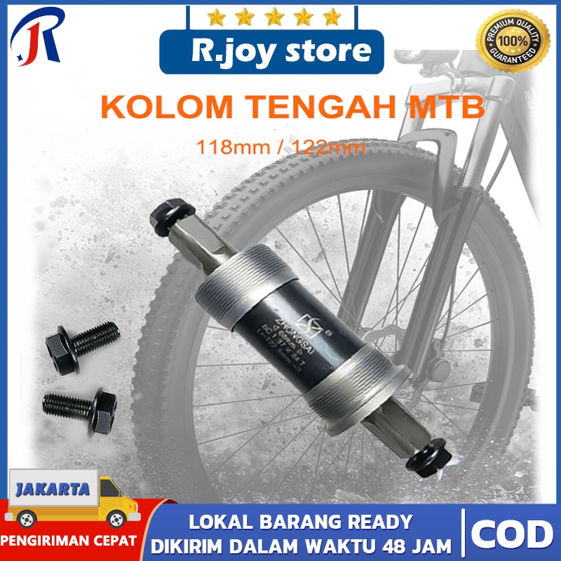 Jual Bottom Bracket YST BB Sepeda Kotak Bearing Panjang 118 122 L