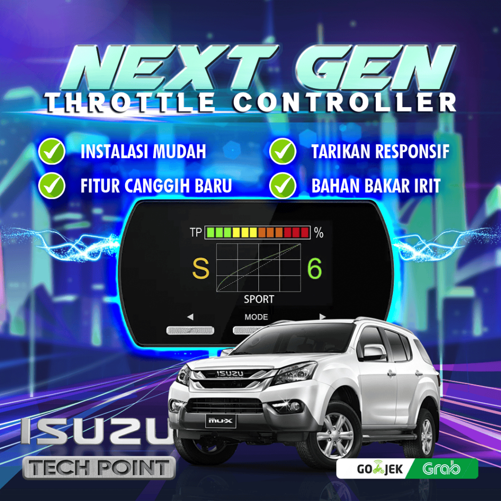 Jual 9 Drive Isuzu MUX MU X Piggyback Throttle Controller Next Gen ECU