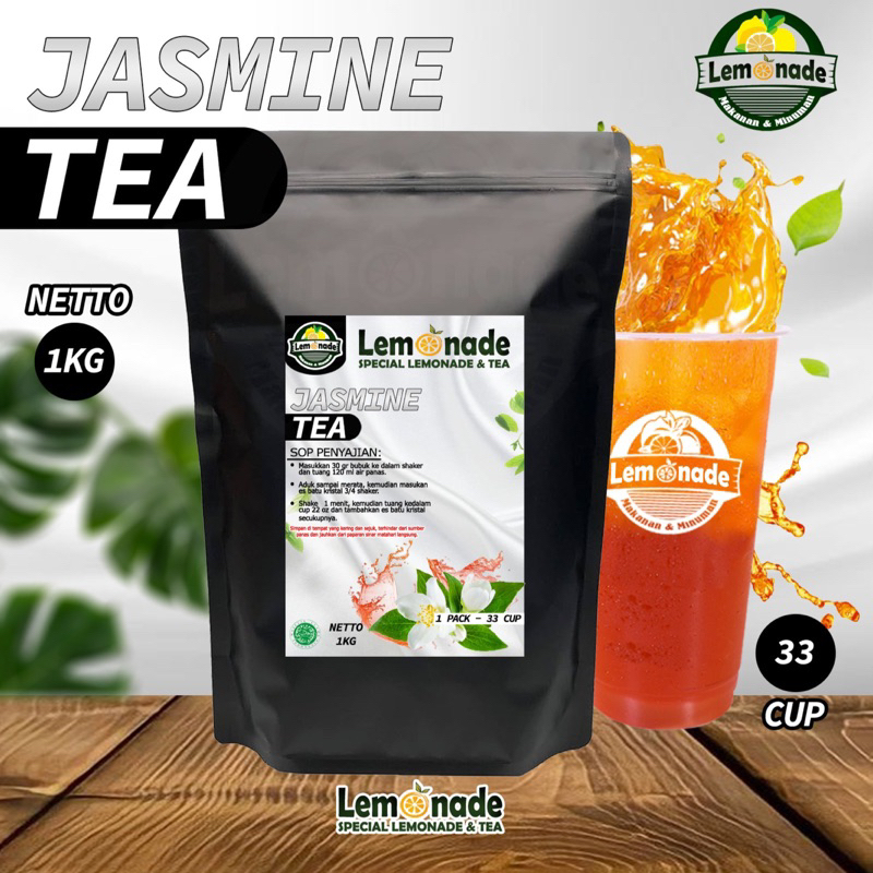 Jual Jasmine Tea Kg Bubuk Minuman Premix Powder Plus Gula Dan Tea