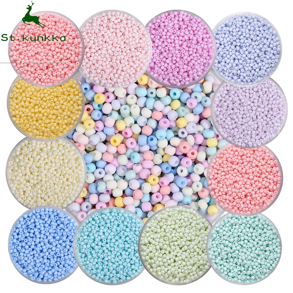 Jual Pcs Mm Lucu Macaron Manik Manik Padi Czech Glass Seed