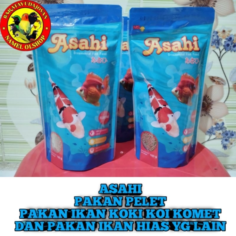 Jual Asahi Pakan Peletpakan Ikan Koki Koi Komet Dan Pakan Ikan Hias Yg