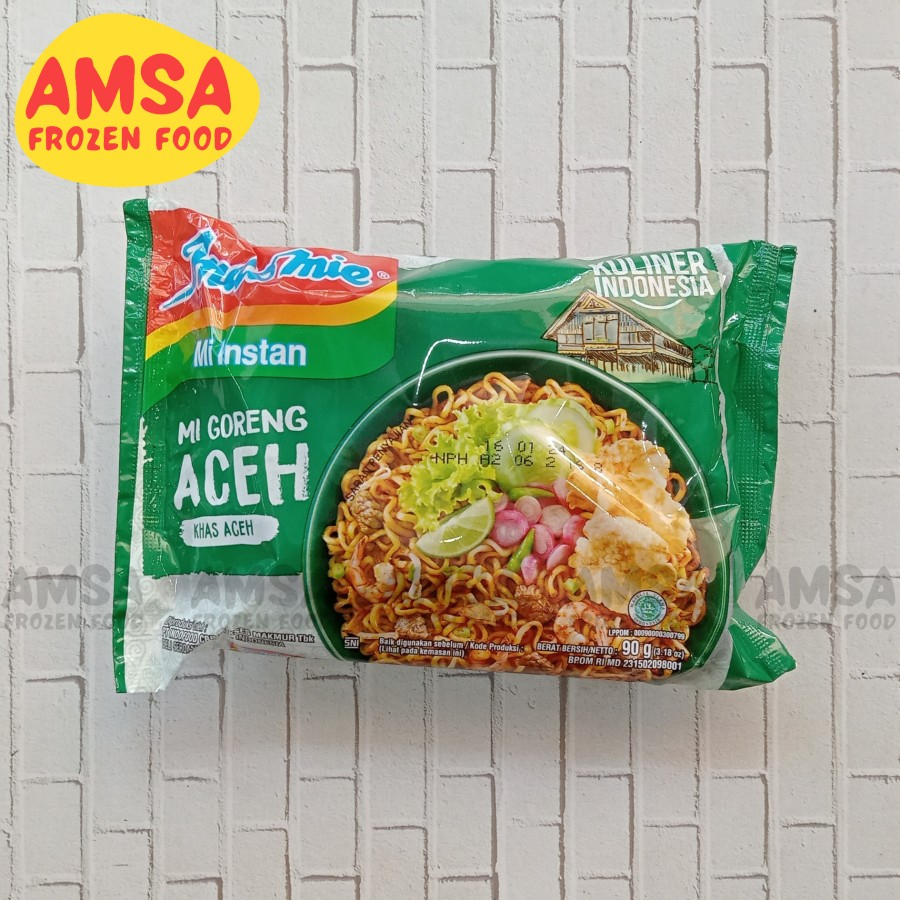 Jual Indomie Goreng Rasa Mie Aceh 90 Gr Mi Instan Khas Aceh Shopee