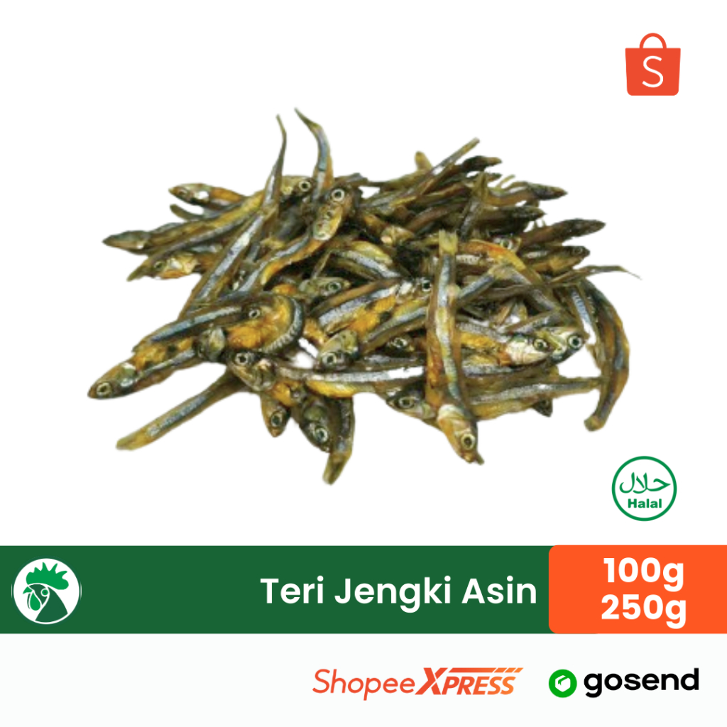 Jual Ikan Teri Jengki Asin Teri Kacang Shopee Indonesia