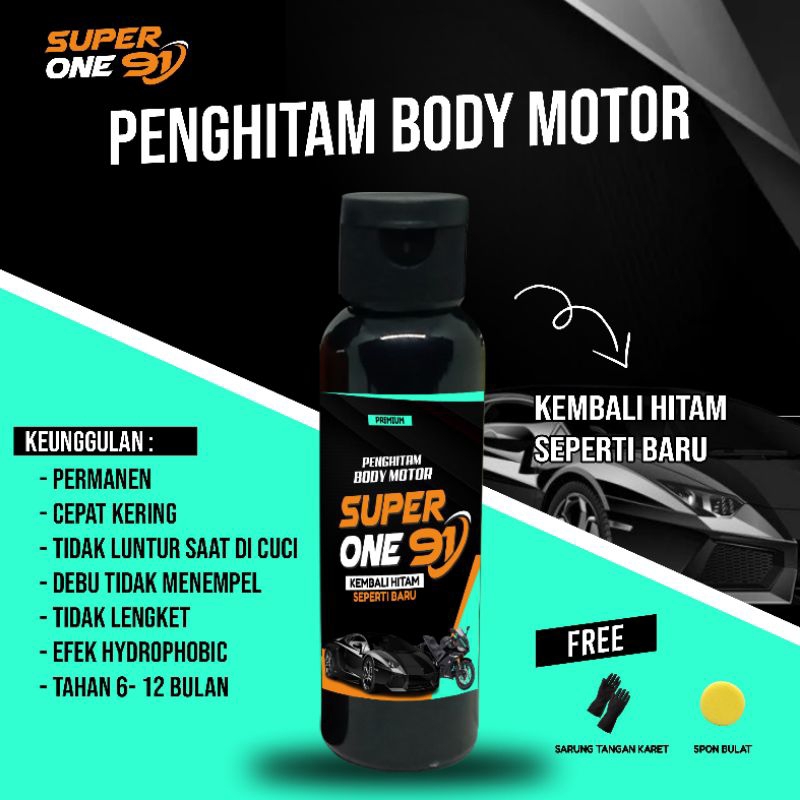 Jual Penghitam Body Motor Permanen Instan Hitam Kembali Seperti Baru