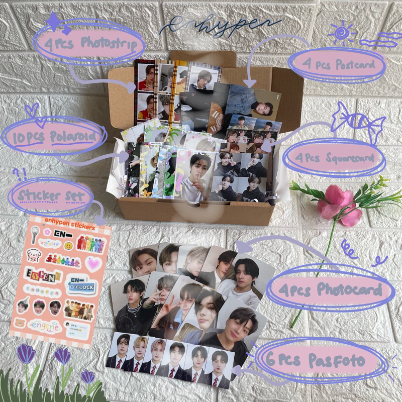 Jual Fankit Enhypen Isi Pcs Hampers Kado Kpop Murah Shopee Indonesia