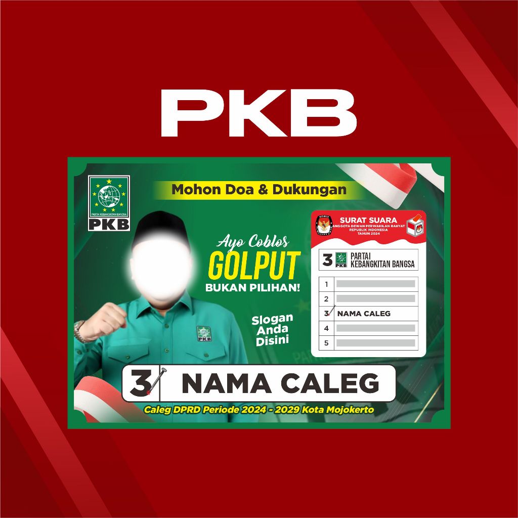 Jual Stiker Caleg Stiker Pemilu Stiker Kampanye 2024 Termurah