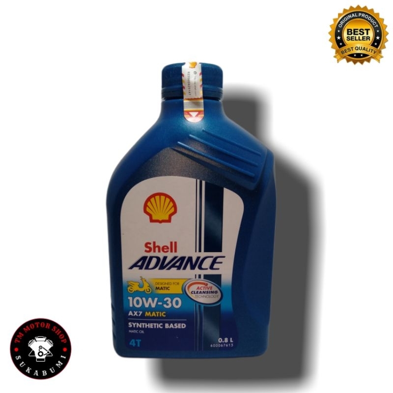 Jual Oli Motor Matic Shell Advance Ax W Matic Scooter Liter