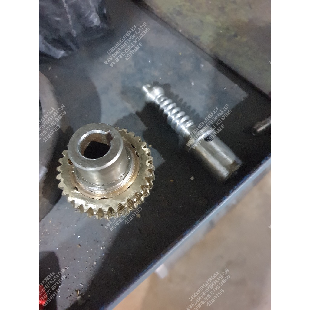 Jual Pembuatan Roda Gigi Cacing Worm Gear Mesin Gearbox Pabrik Industri