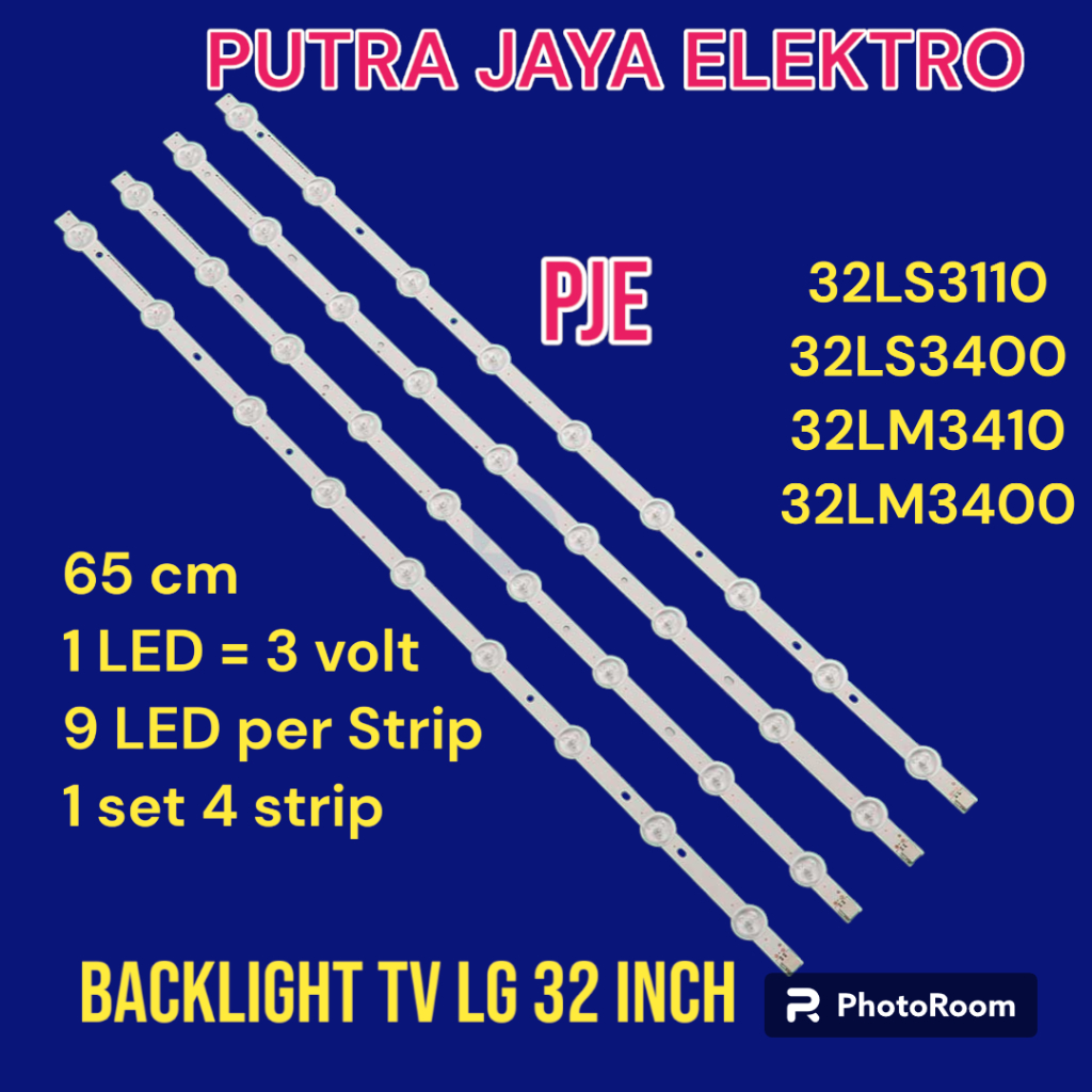 Jual BACKLIGHT LG 32 INC 32LS3400 32LS3110 32LS3410 32LM3400 32LM 32LS