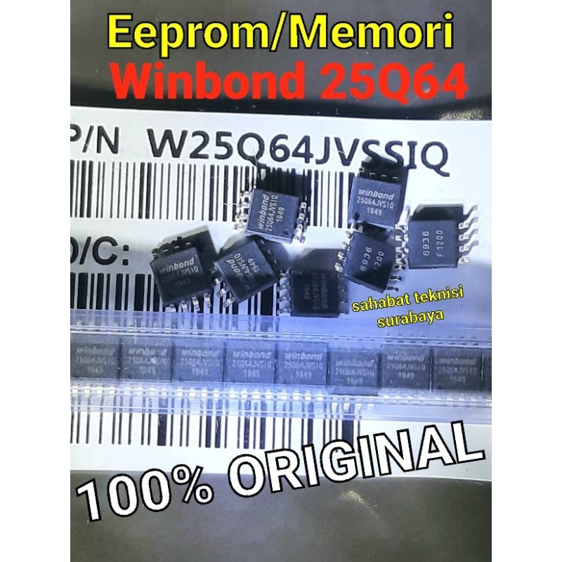 Jual Eeprom W25Q64JVS W25Q64 25Q64 Original Winbond Memori TV LED