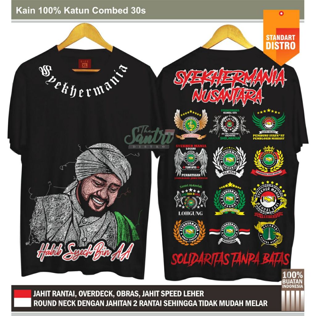 Jual Kaos Sholawat Kaos Habib Syekh Terbaru Kekinian Baju Majelis