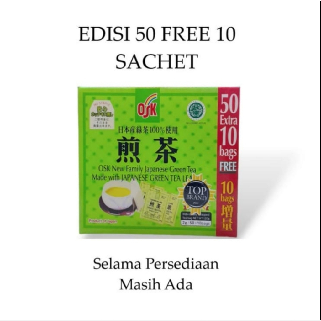 Jual Osk Japanese Green Tea Teh Hijau Keto Bags Shopee Indonesia