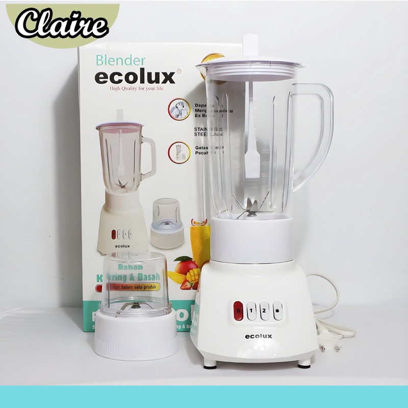 Jual Blender Ecolux Gelas Plastik Bl T Pc Pelumat Basah Kering