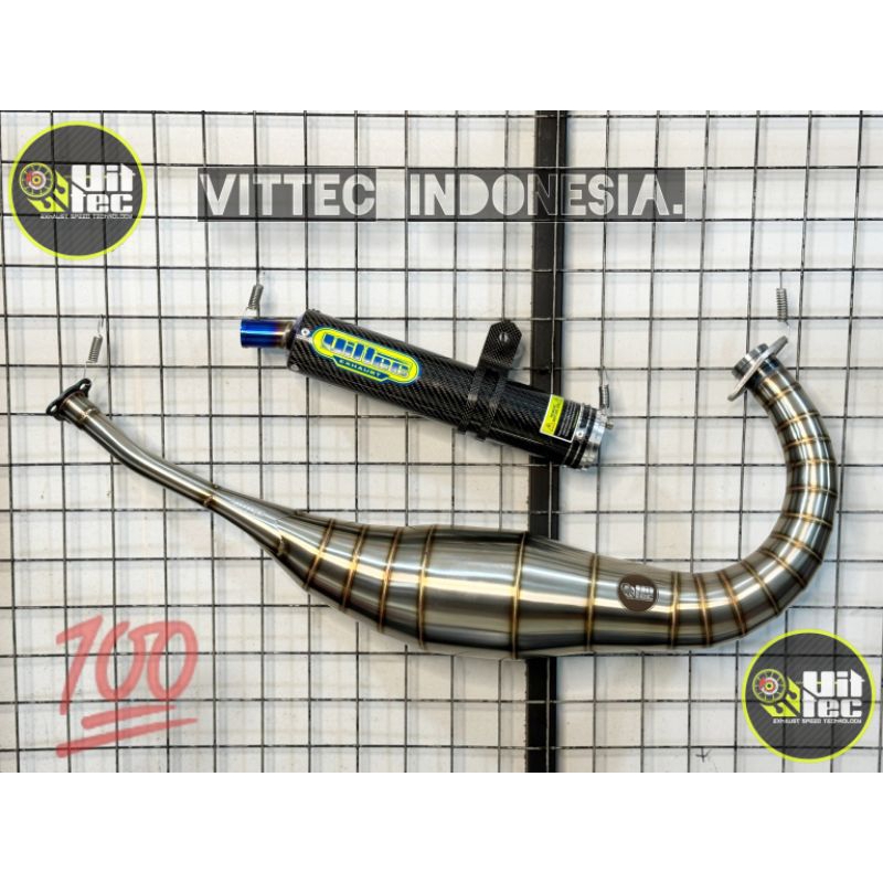 Jual KENALPOT NINJA R SS RR VITTEC TIPE SF1 STAINLESS STEP STANDAR X