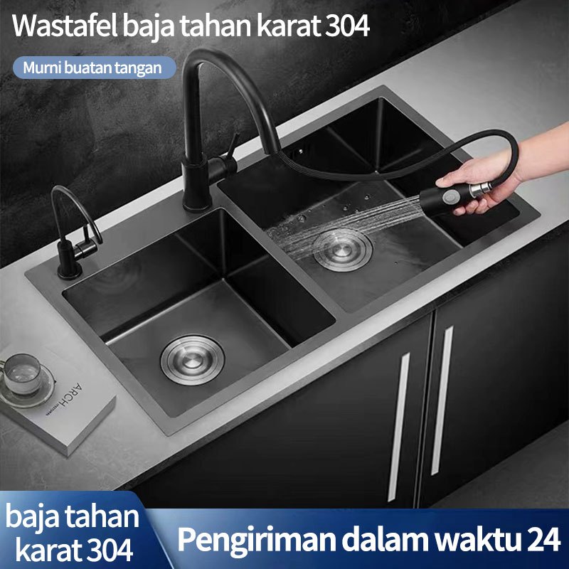 Jual Sus Kitchen Sink Wastafel Dapur Black Wastafel Stainless Steel