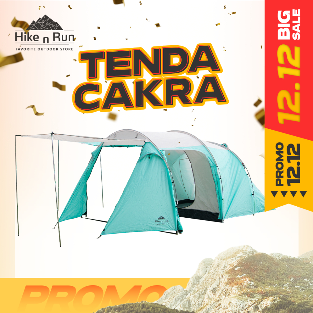 Jual Hike N Run Cakra Tenda Camping Glamping Keluarga Orang