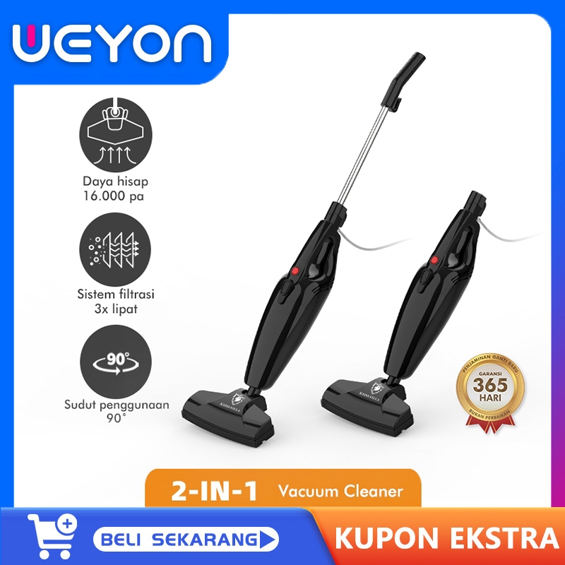 Jual WEYON Vacum Cleaner Penyedot Debu 2 In 1 Mengurangi Masalah Vacum