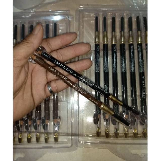 Jual Pensil Alis Implora Celak Eyebrow Pencil Bpom Shopee Indonesia