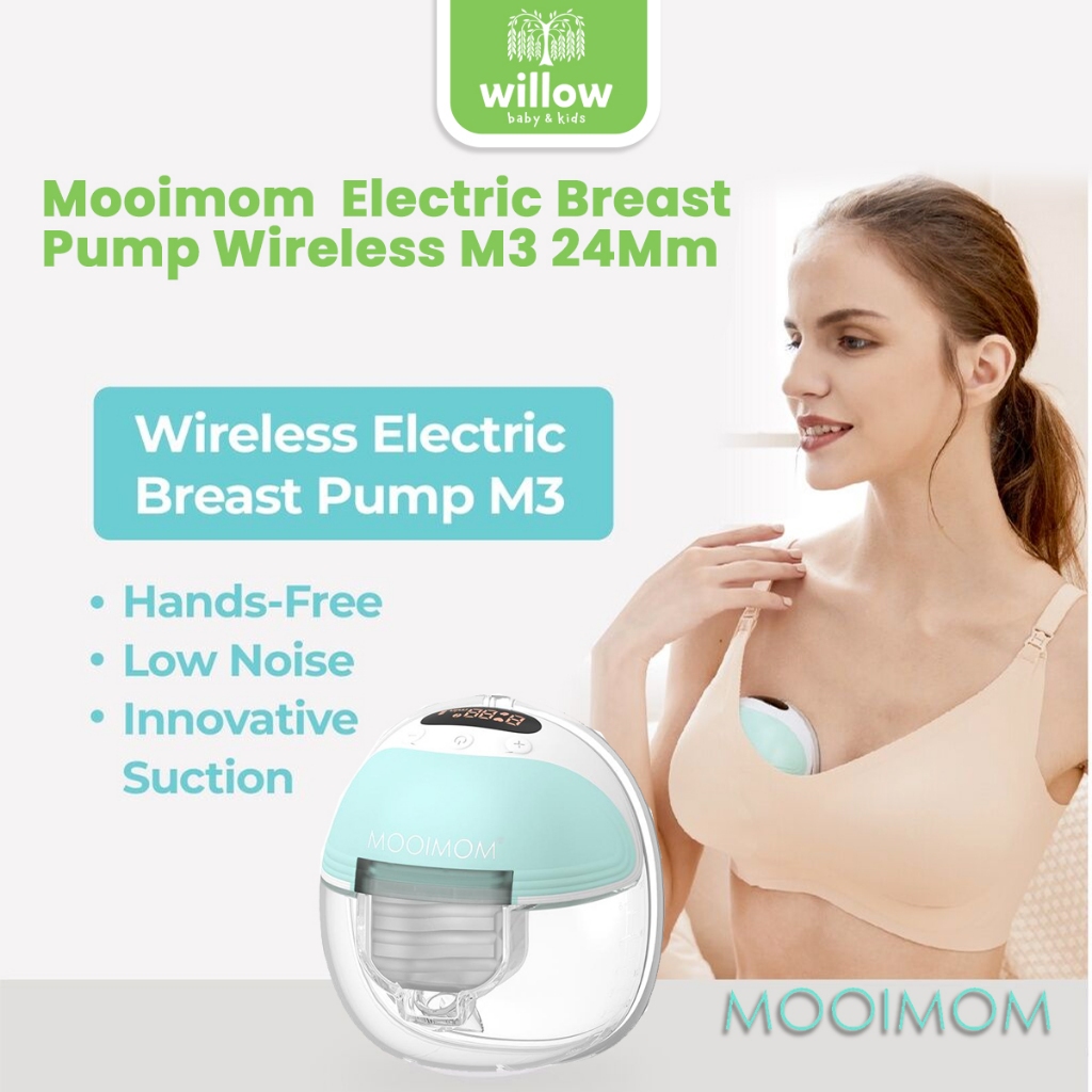 Jual Breast Pump Mooimom Electric Breast Pump Wireless M3 24mm