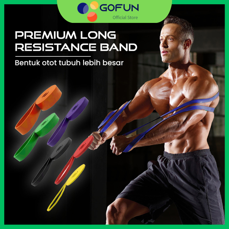 Jual Resistance Band Tpe Workout Set Tali Pembantu Fitness Gym Power