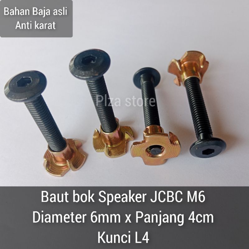 Jual Baut Cakar M Untuk Speaker Dan Box Kepala L Gepeng Baut Bok