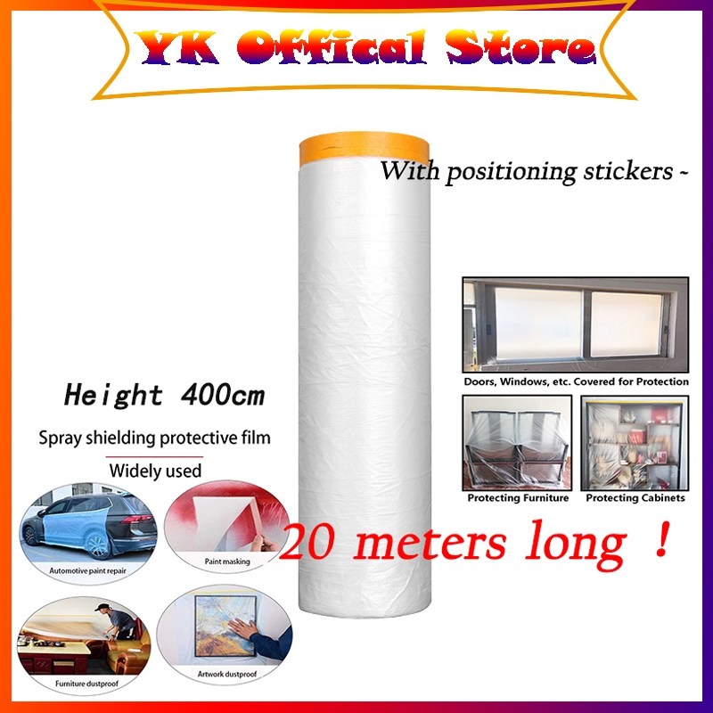 Jual M Masking Film Tape Furniture Car Protect Cover Plastic Film