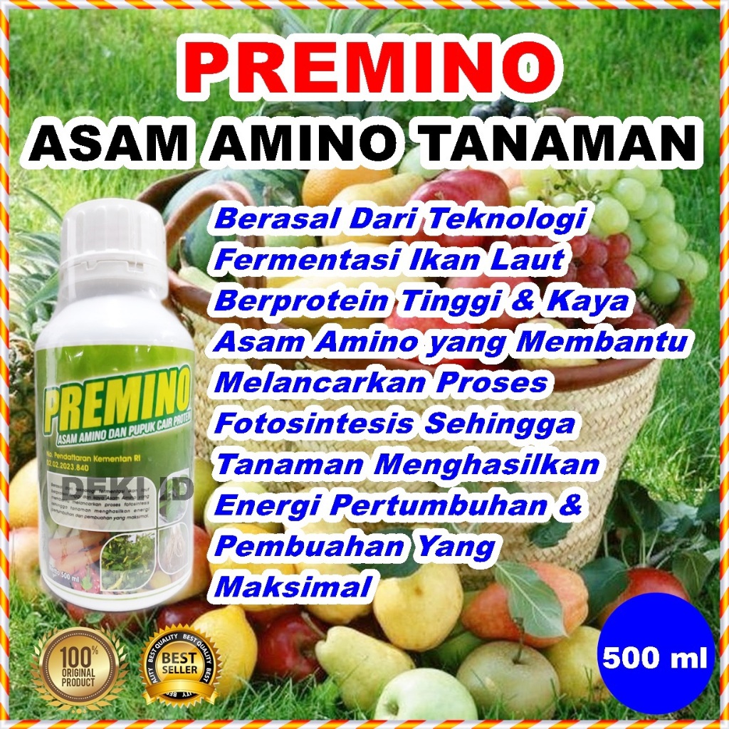 Jual Pupuk Asam Amino Tanaman Premino Ml Aminosan Organik Cair