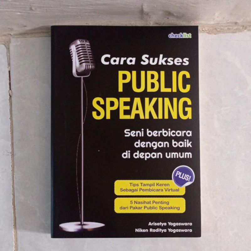 Jual Buku Cara Sukses Public Speaking Cara Berbicara Dengan Baik