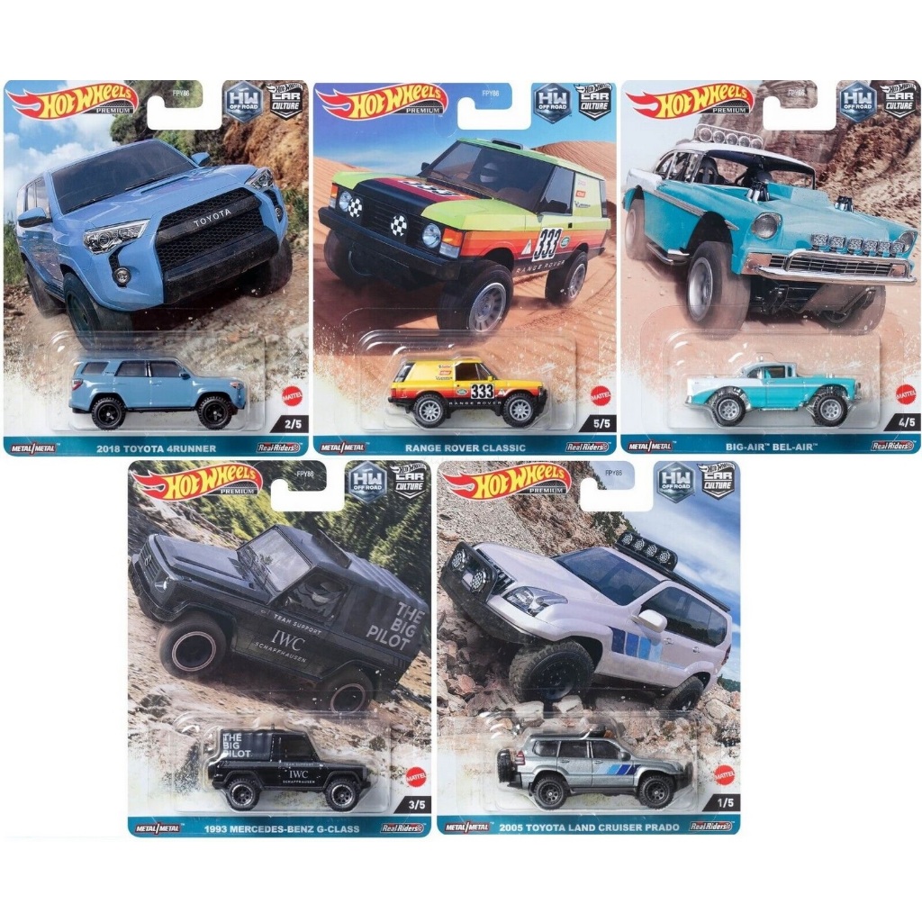 Jual Hot Wheels Car Culture Off Road Mix Set Of Premium Shopee Indonesia