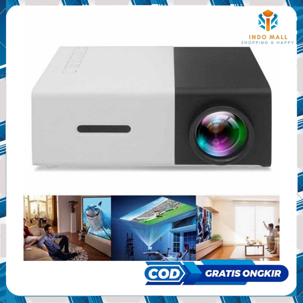 Jual Proyektor LED YG300 YG 300 YG 300 LCD Portable Projector Mini