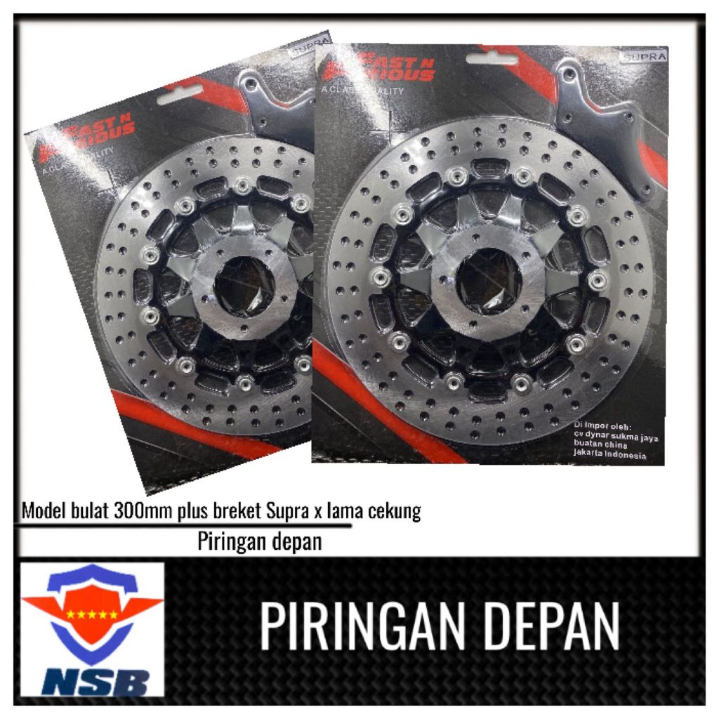 Jual Disc Brake Piringan Cakram Depan Fast Furious Lebar Mm Supra X