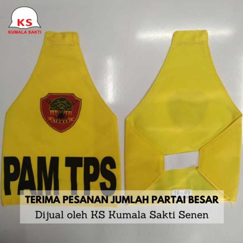 Jual Ban Lengan Pam Tps Logo Linmas Kuning Shopee Indonesia