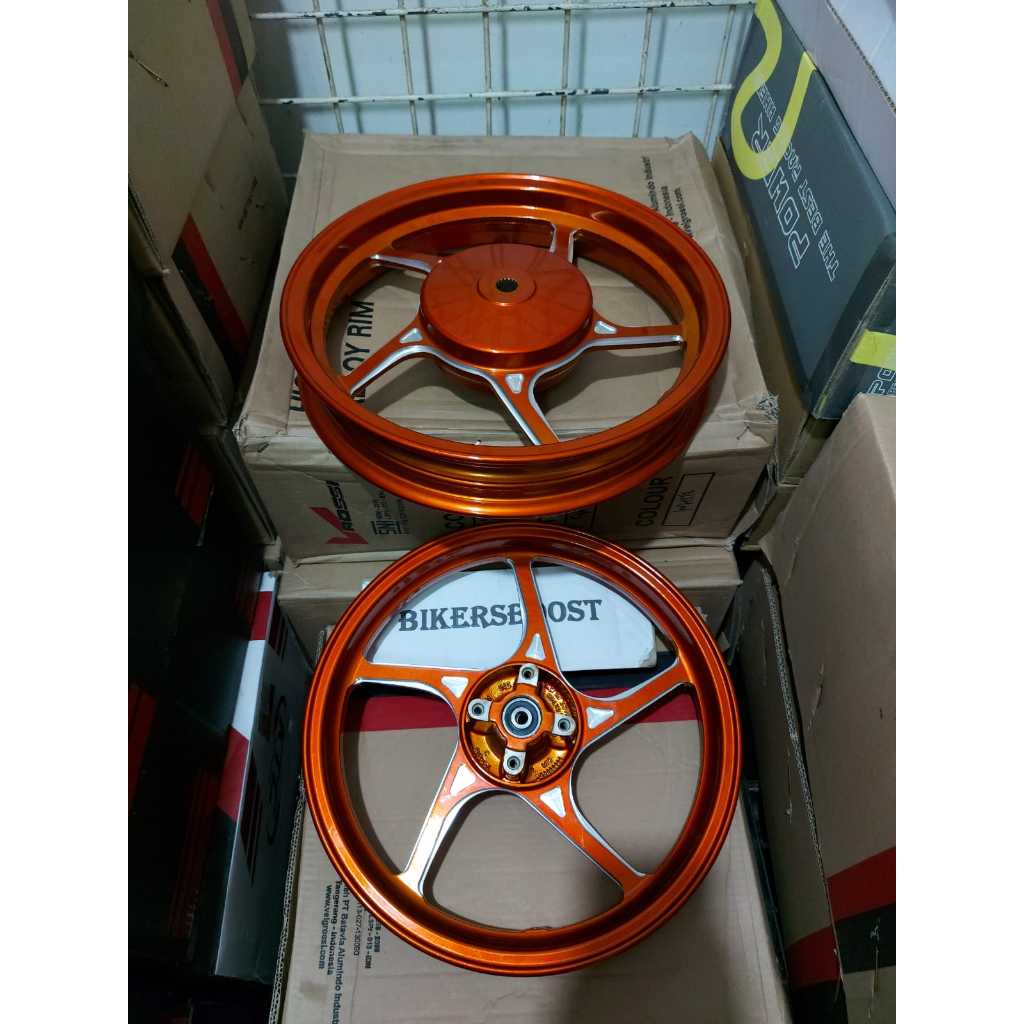 Jual Velg Sprint Prime Mio Model Enkei P Vrossi Ring Orange Chrome