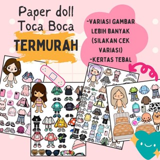 Jual Paper Doll Toca Boca Mainan Kertas Bp Bp An Toca Boca Mainan