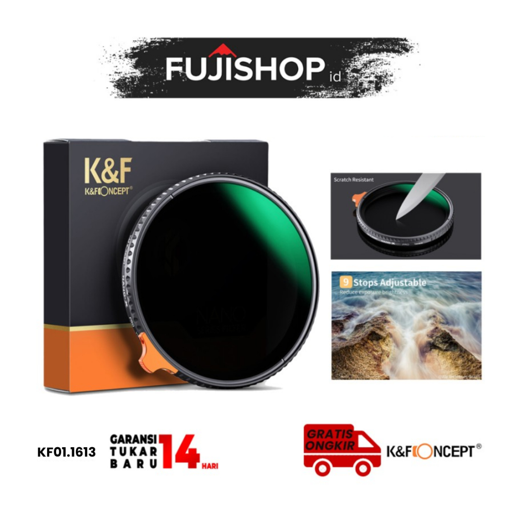 Jual KNF K F Concept 55mm Nano X Pro HD Variable ND2 400 Filter