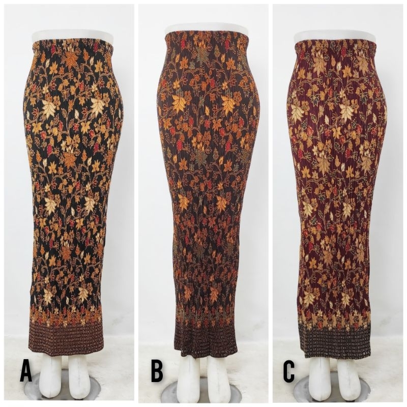 Jual Sircinta Rok Batik Plisket Dewasa Prisket Motif Mix Bysc