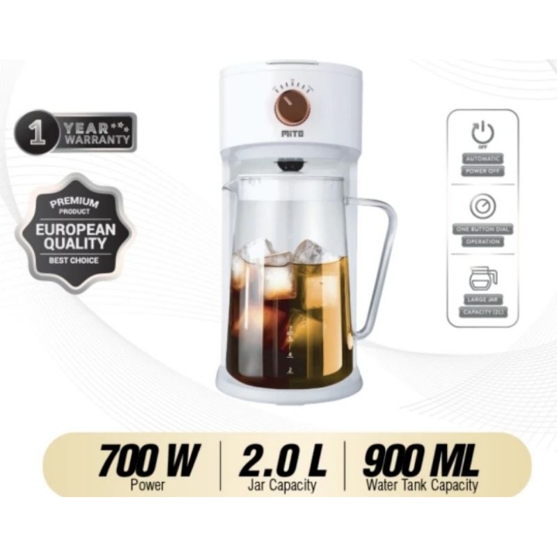 Jual MITO Drip Ice Coffee Tea Maker Mesin Kopi Teh 2L KOPI200