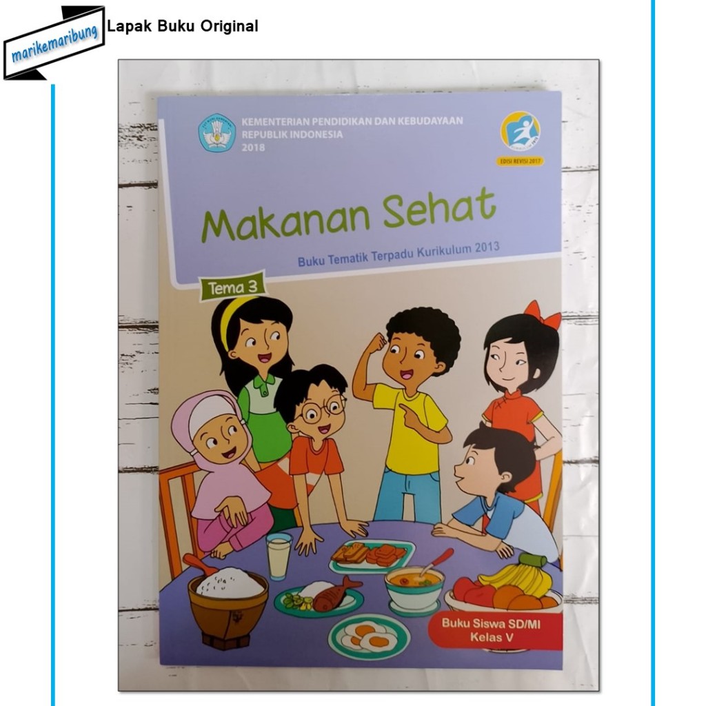 Jual Buku Siswa Tematik Kelas Sd Mi Tema Makanan Sehat Kur