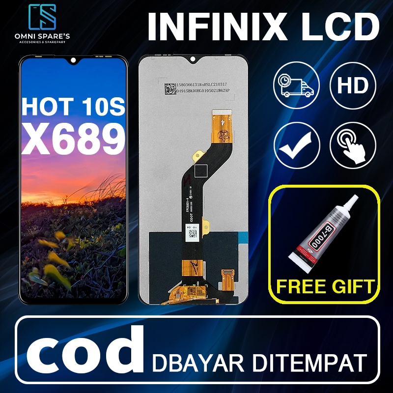 Jual ORIGINALLCD TOUCHSCREEN INFINIX HOT 10S X689 X689D X689B