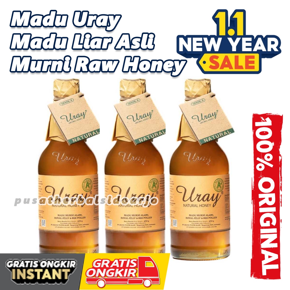 Jual Madu Uray 450gr Bukan Madu Ternak Madu Lebah Apis Dorsata Madu